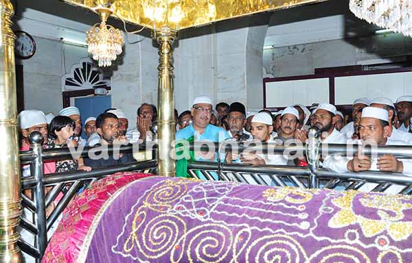 ಉಳ್ಳಾಲ ಸೈಯ್ಯಿದ್ ಮದನಿ ದರ್ಗಾಕ್ಕೆ ಸಚಿವ ತನ್ವೀರ್ ಶೇಠ್  ಭೇಟಿ